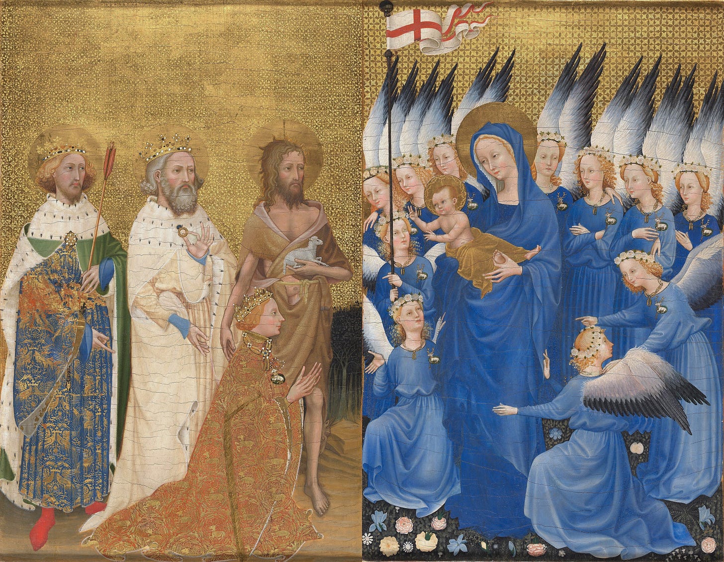 Anonymous, The Wilton Diptych (c. 1400)