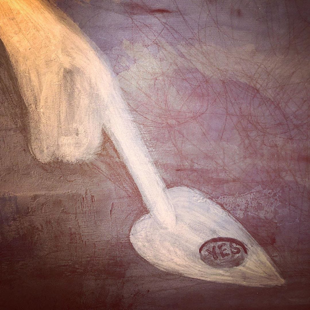 A Ouija board
