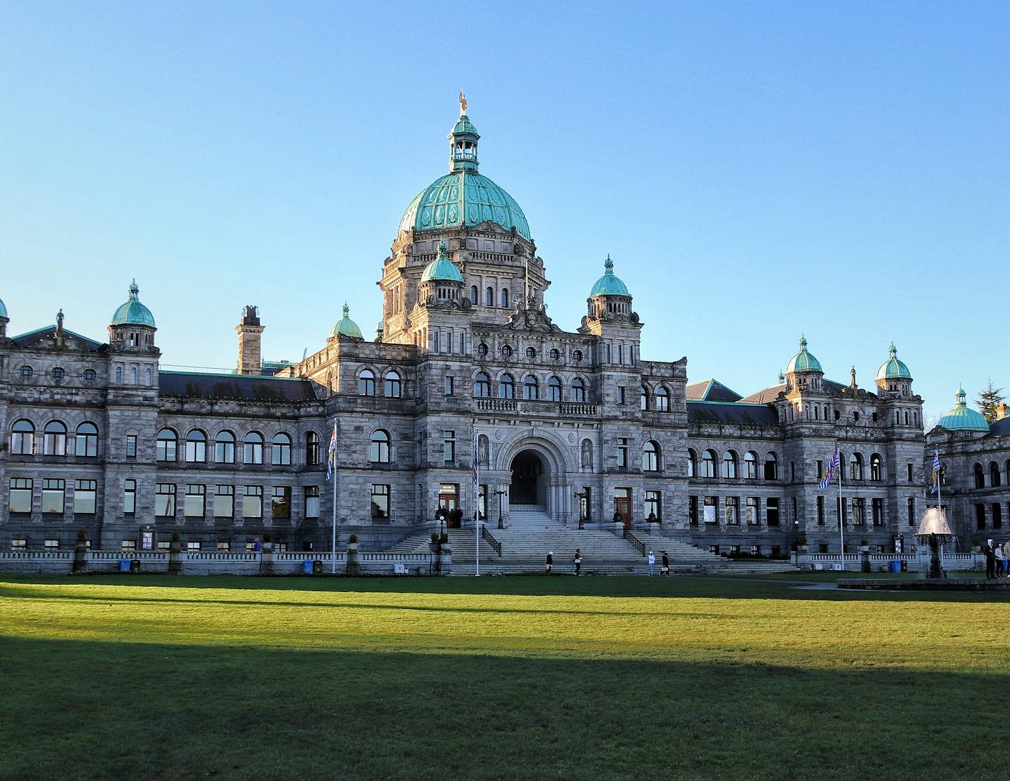 white and green concrete building
