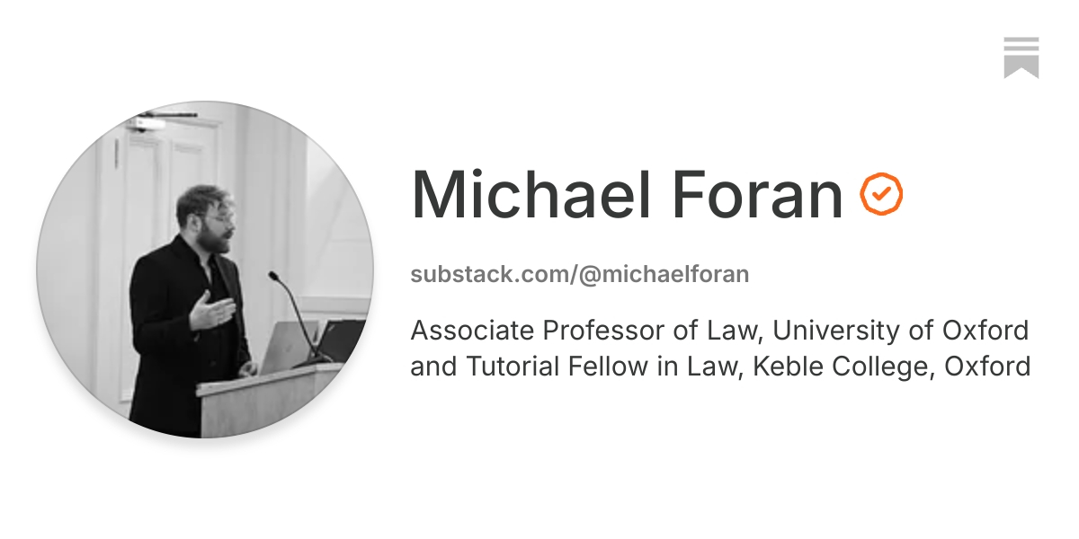 Michael Foran | Substack