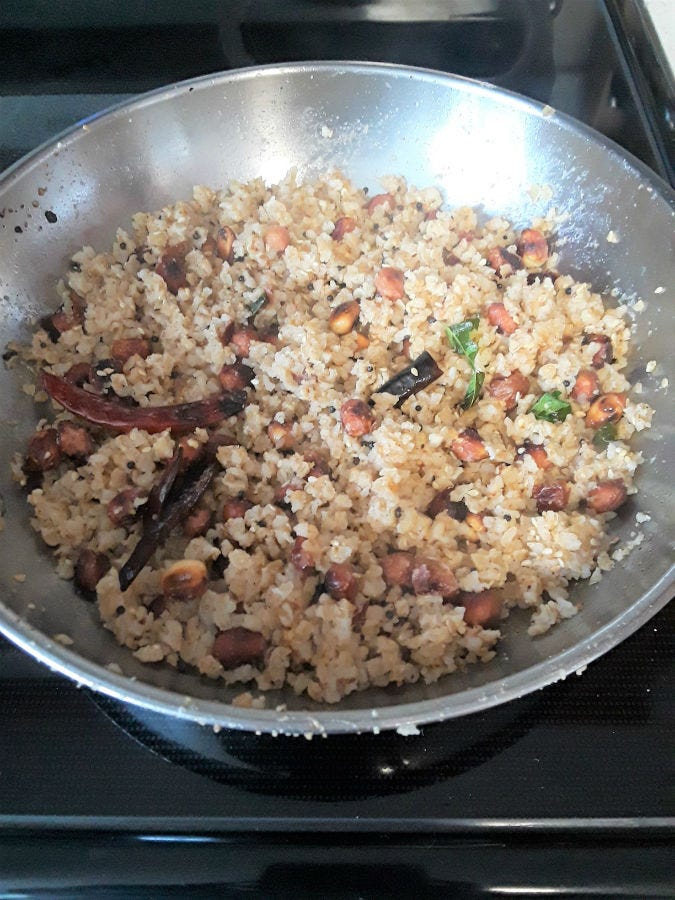 Bulgur sesame rice Bulgur sesame rice