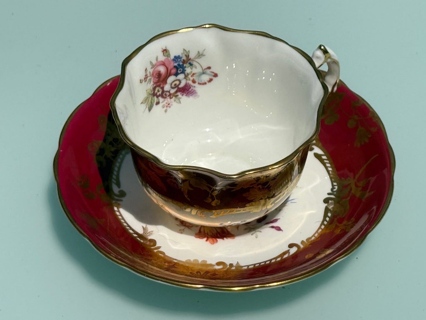Hammersley bone china cup and saucer, circa 1930. Hammersley bone china cup and saucer, circa 1930.
