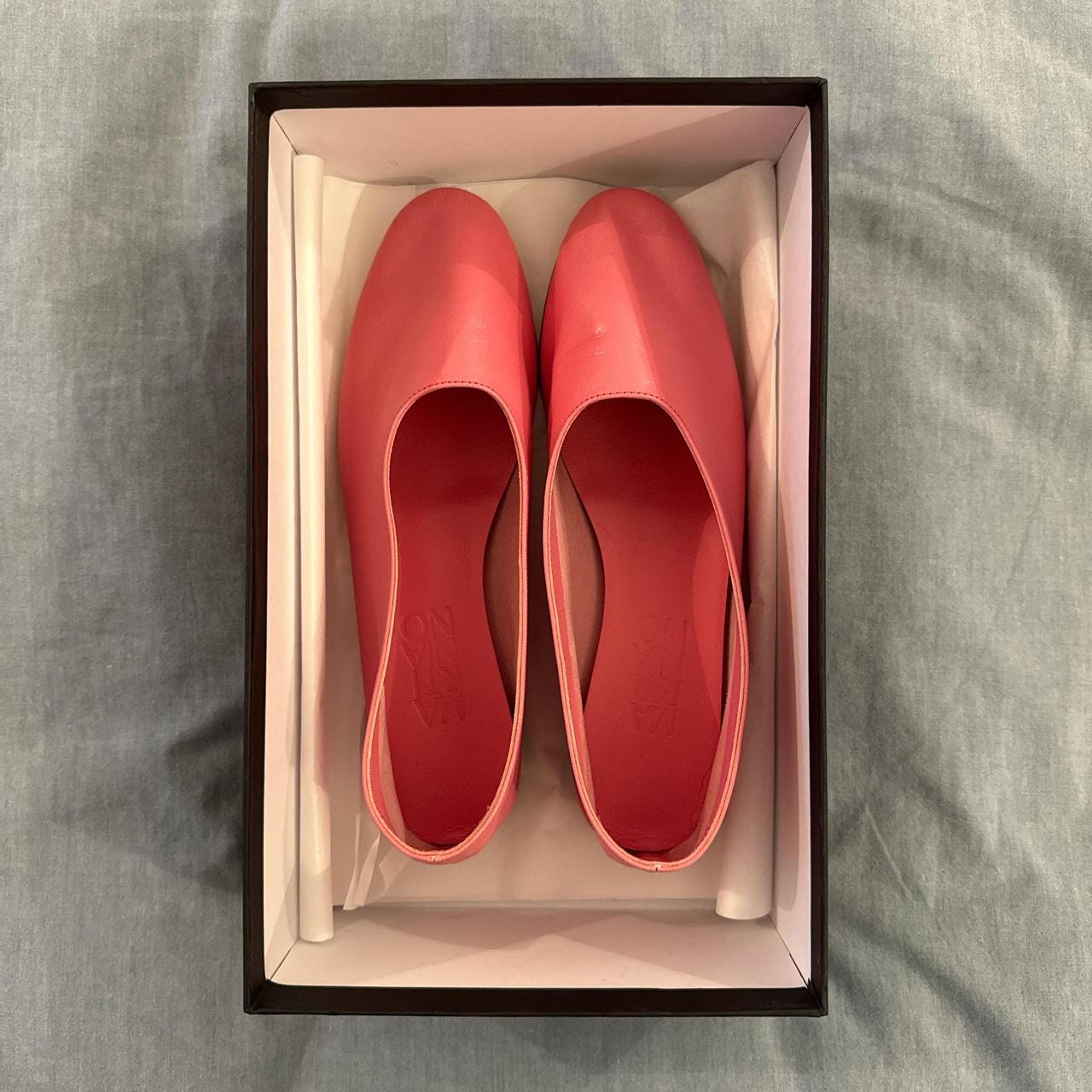 Martiniano Women's Pink and Red Ballet-shoes