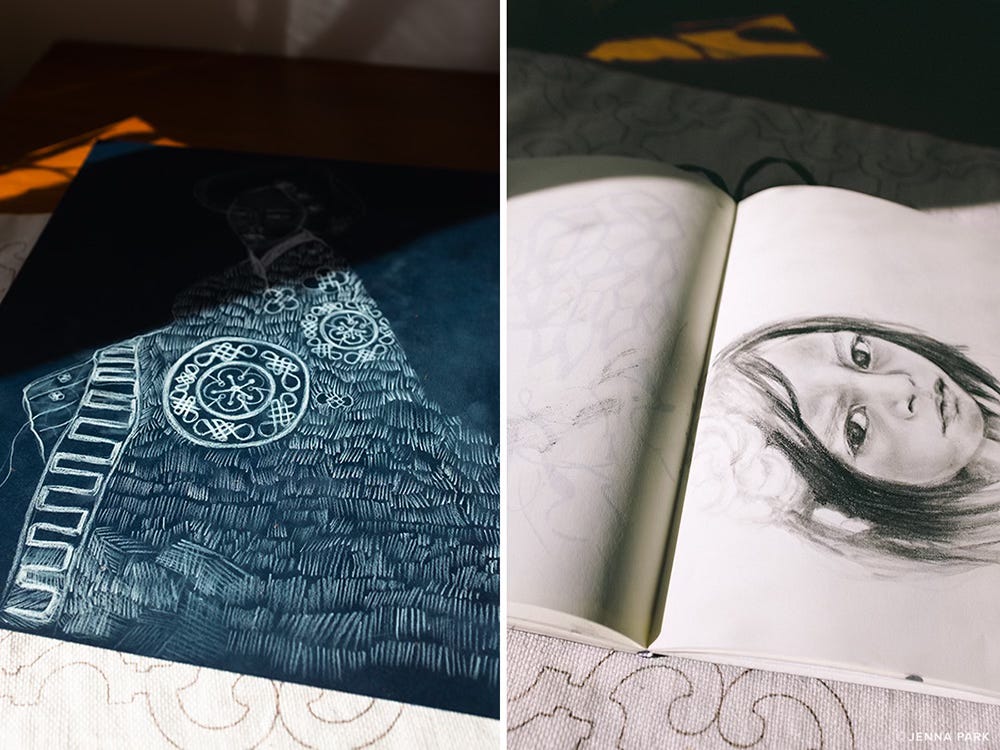 Pages from a sketchbook