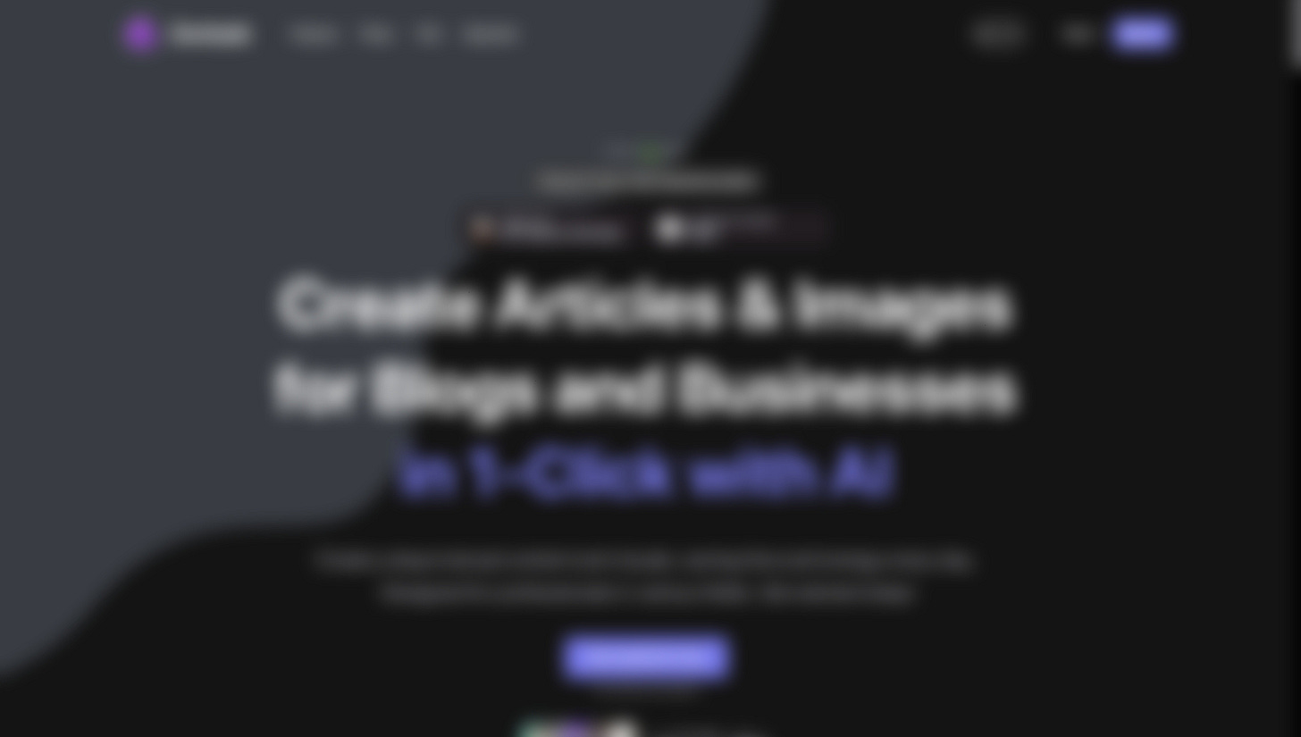 Article and Image Generation SaaS