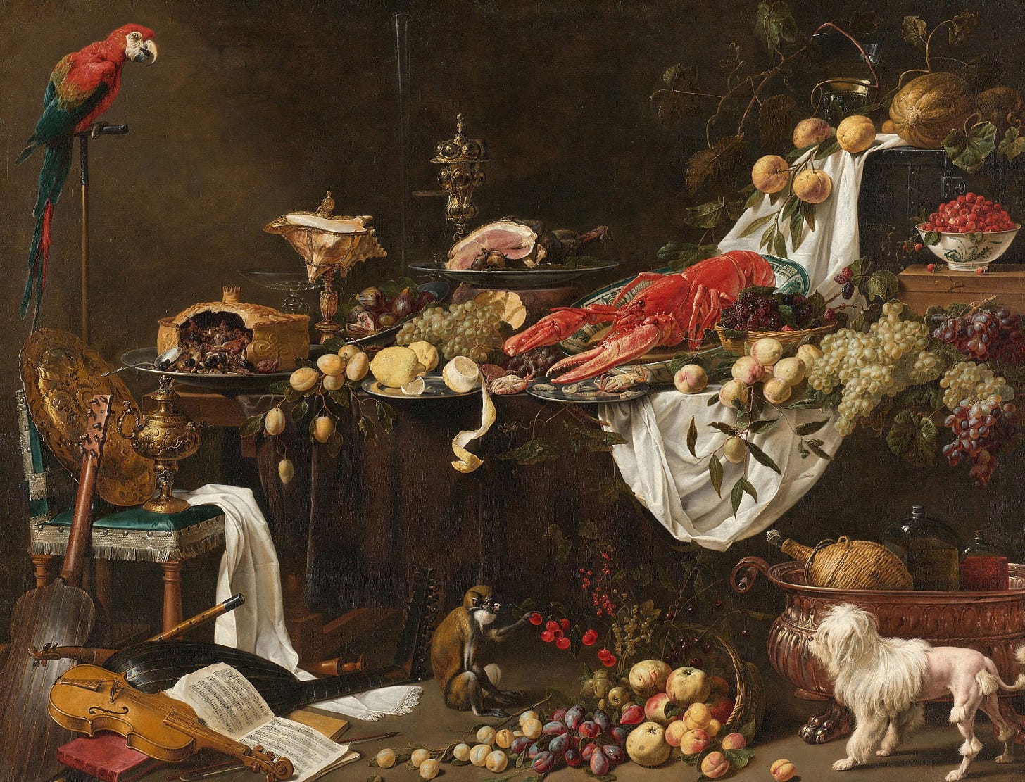 Piled High: 17th-Century Dutch Banquet Scenes — The Public Domain Review