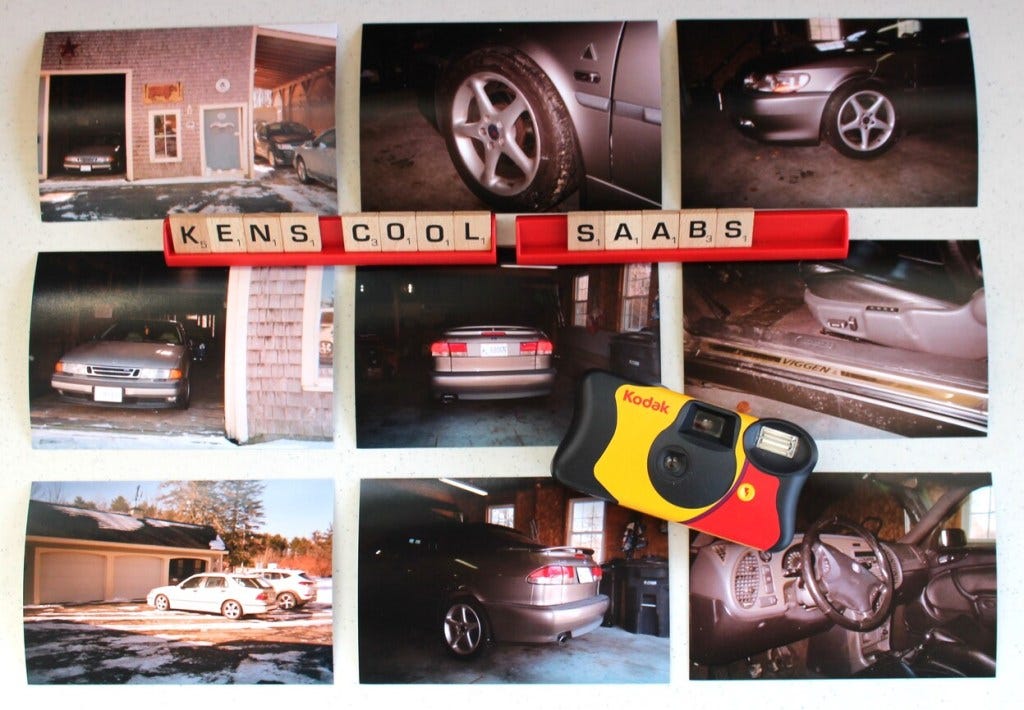 A collection of Saab cars