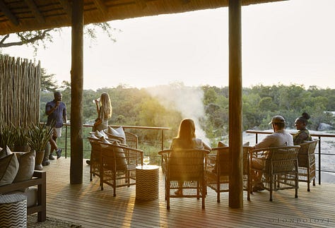Elsa Young photography — Londolozi Private Granite Suites interior, South Africa. Natural materials and considered space in an identity-led hospitality environment.