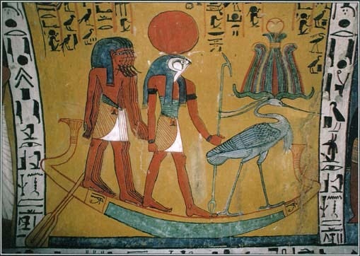 Ra (Re) - Myth Encyclopedia - mythology, god, names, ancient, snake, world,  creation, life, people