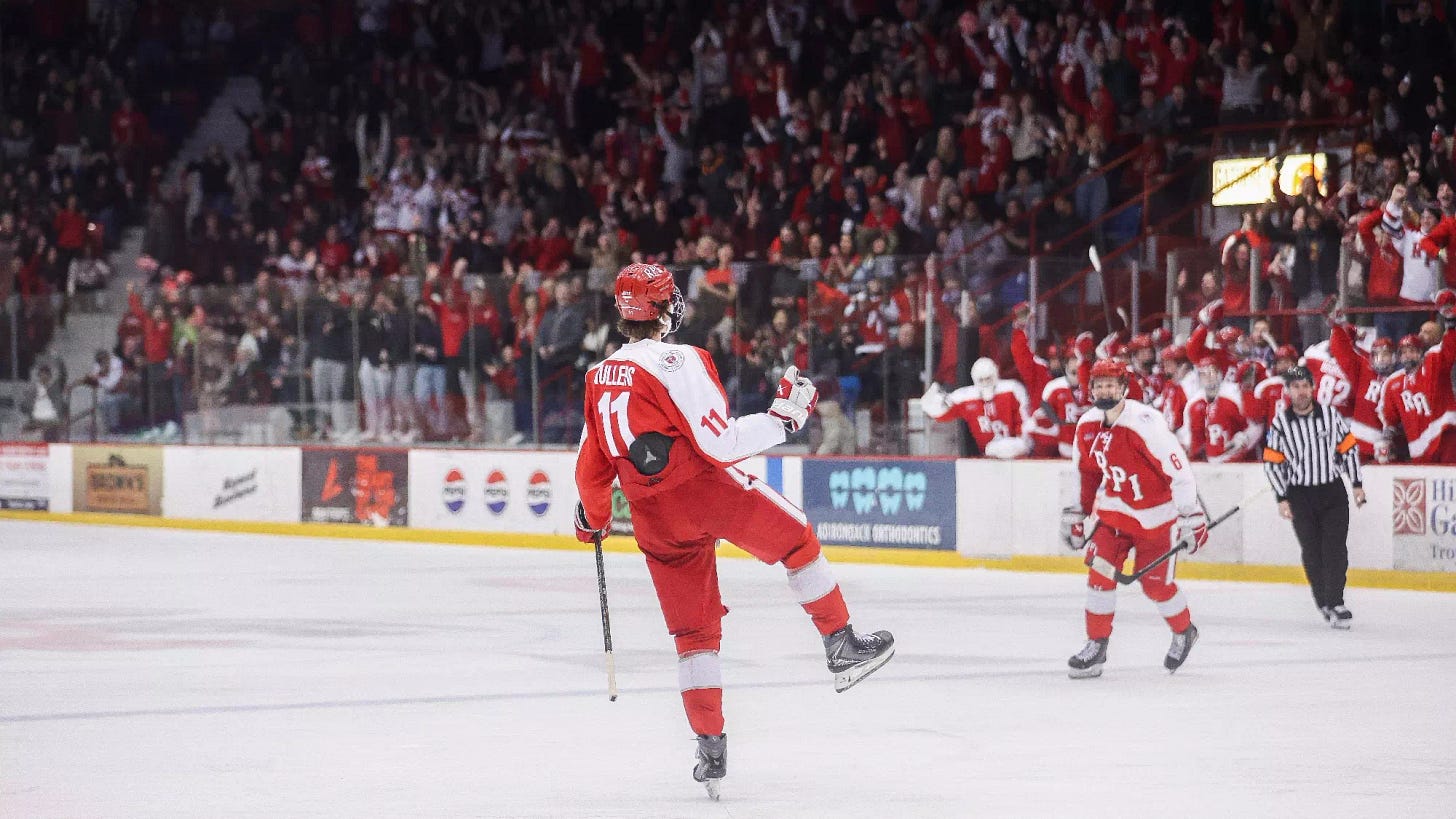 Rainers Rullers of RPI Men’s Ice Hockey in action versus Harvard on Saturday, February 21, 2026 in Troy, New York. Rainers Rullers of RPI Men’s Ice Hockey in action versus Harvard on Saturday, February 21, 2026 in Troy, New York.