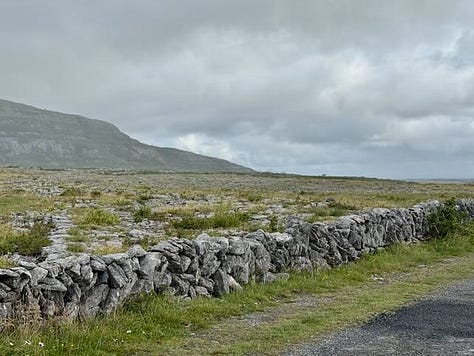 Stone walls 7 grave from the burren