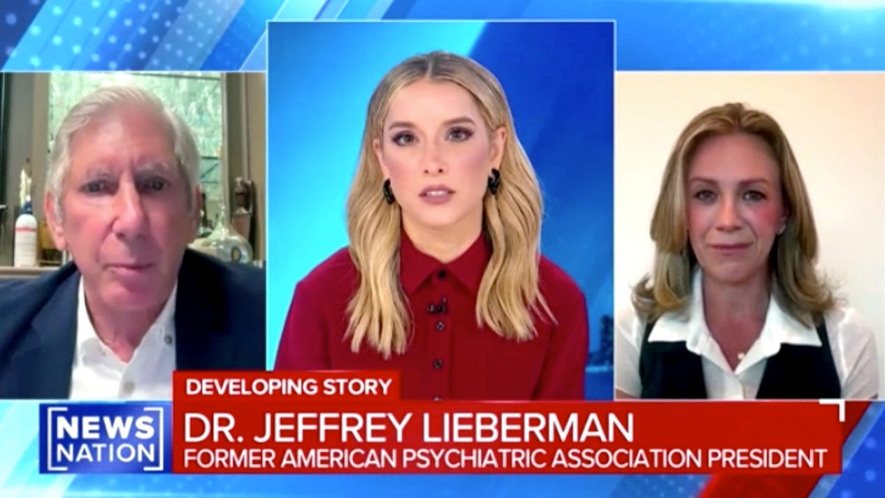 Dr. Jeffrey Lieberman on NewsNation discussing the Lindsay Clancy trial. Dr. Jeffrey Lieberman on NewsNation discussing the Lindsay Clancy trial.