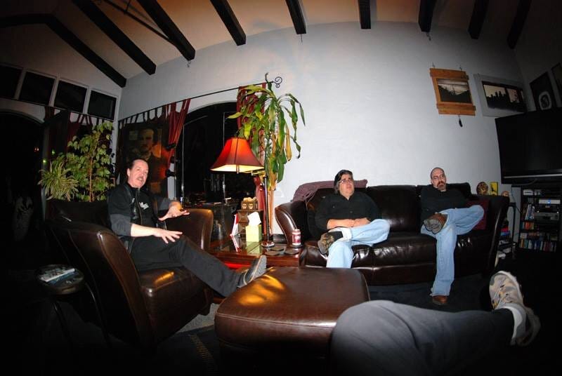 Authors sitting in a room