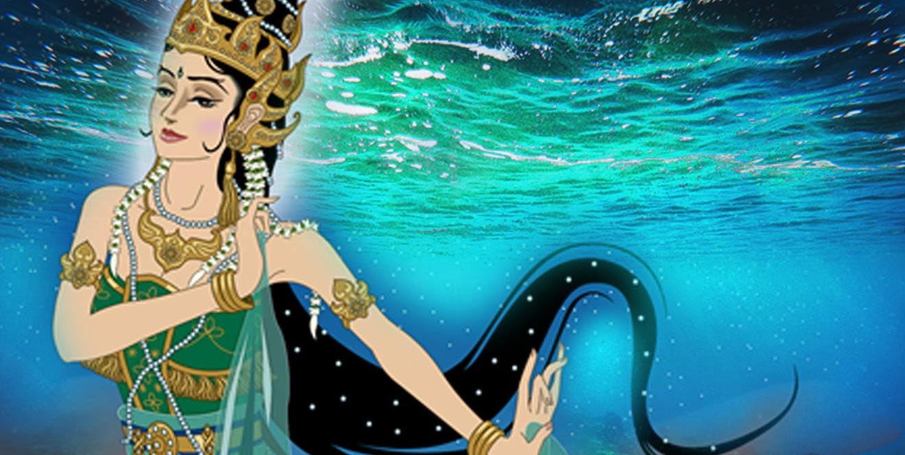 Deriv; Kanjeng Ratu Kidul, the Queen of the Southern Sea of Java.  