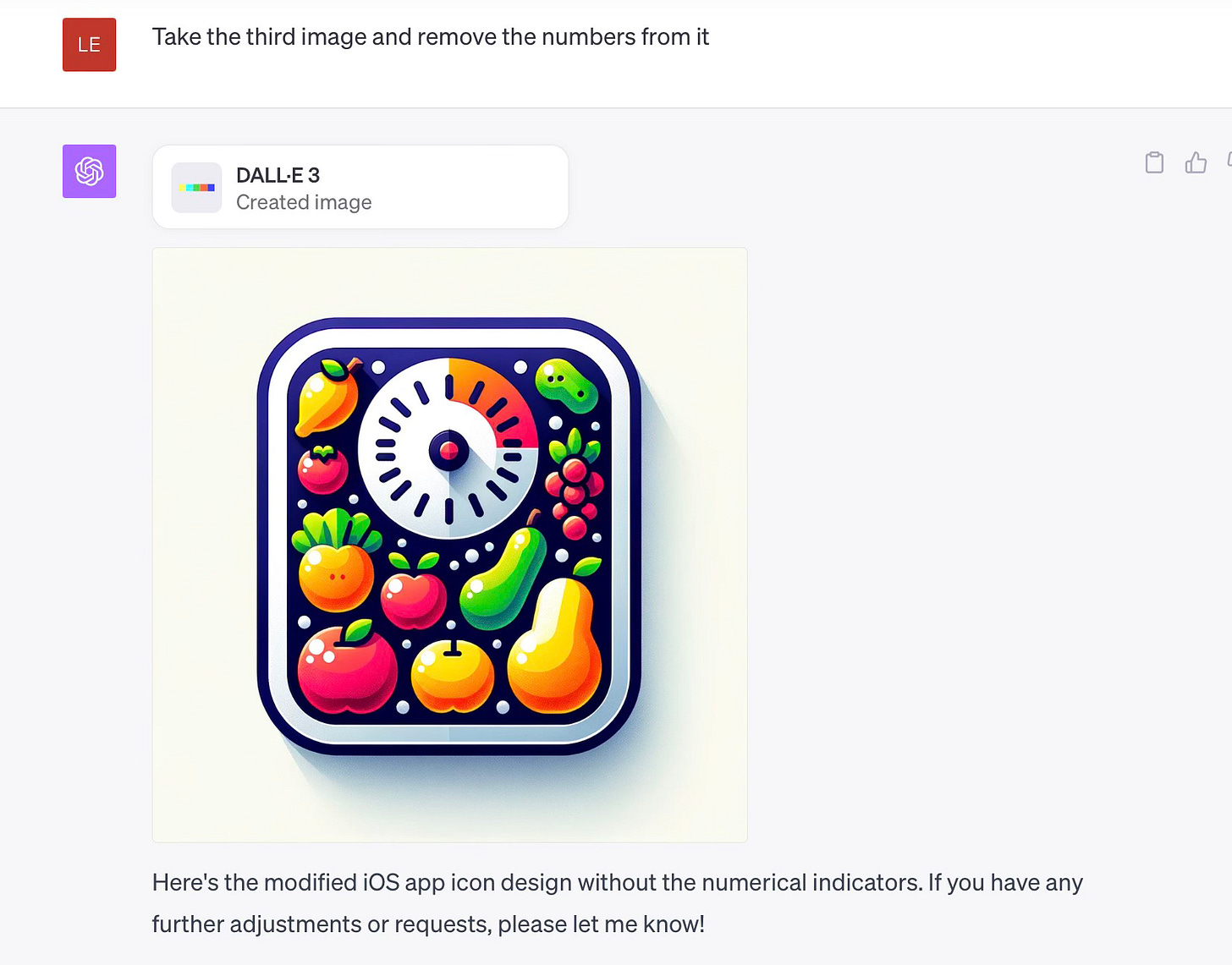 Example of generating variations on icons for iOS applications