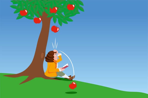 70+ Newton Apple Stock Illustrations, Royalty-Free Vector Graphics & Clip  Art - iStock | Isaac newton apple