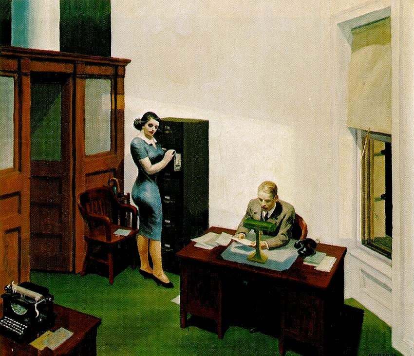 Edward Hopper's Office at Night Edward Hopper's Office at Night