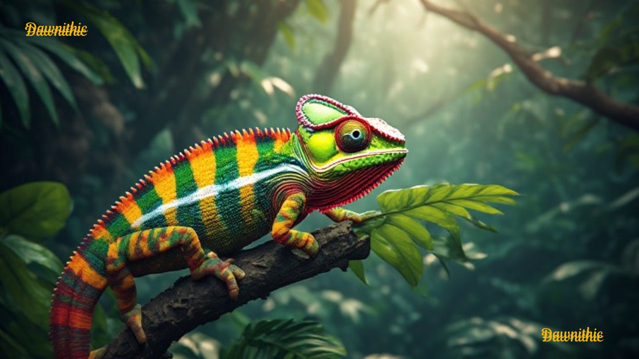 image-showing-chameleon-on-a-tree