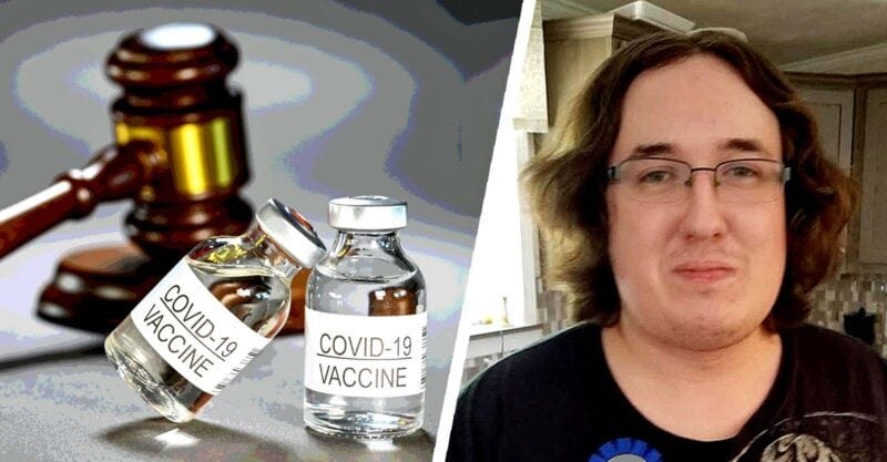 george watt and covid vaccine and gavel
