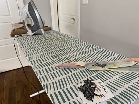 stop motion animation paper bird illustrations and filming set up