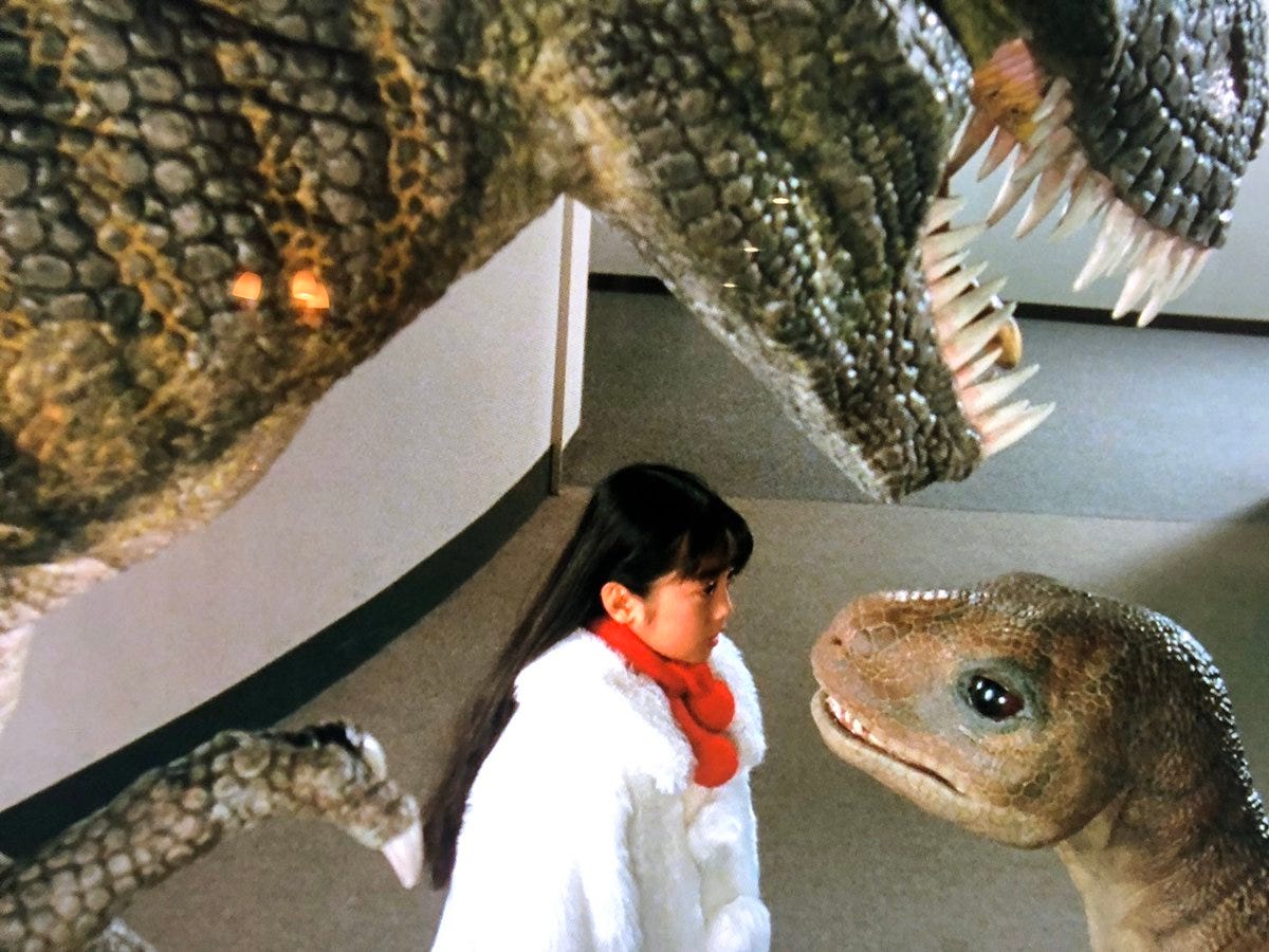 皆様、REX 恐竜物語 という安達祐実さんの映画をご存知ですか？？  恐らくこの映画のファン10位以内には入るんじゃないかというくらいこの映画が好きです❤️ 実はこのロケ、、豊橋のあそこなんだよ꒰♡艸꒱知ってた？？ # 恐竜物語 #豊橋 #安達祐実