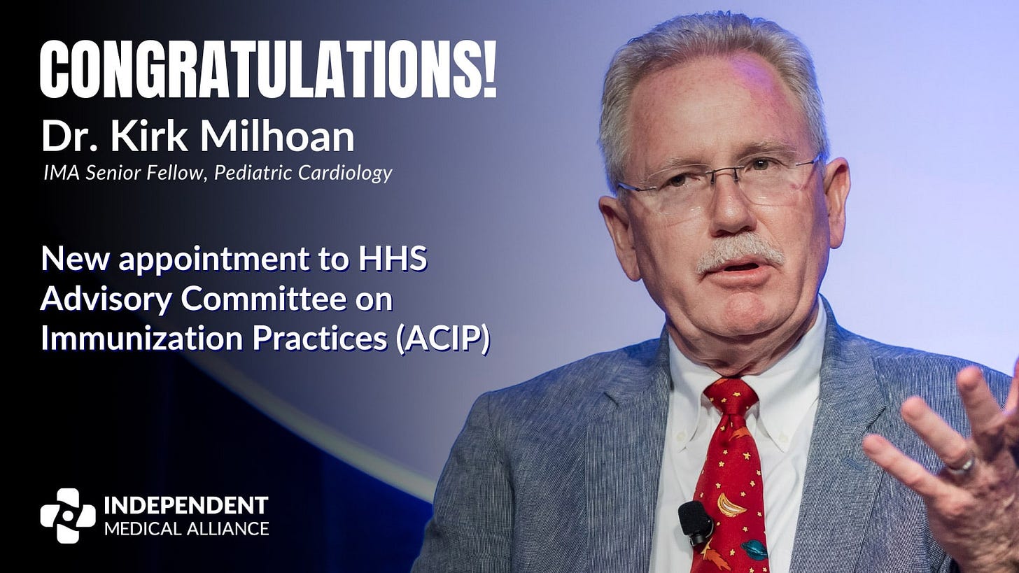 congrats ACIP Kirk Milhoan