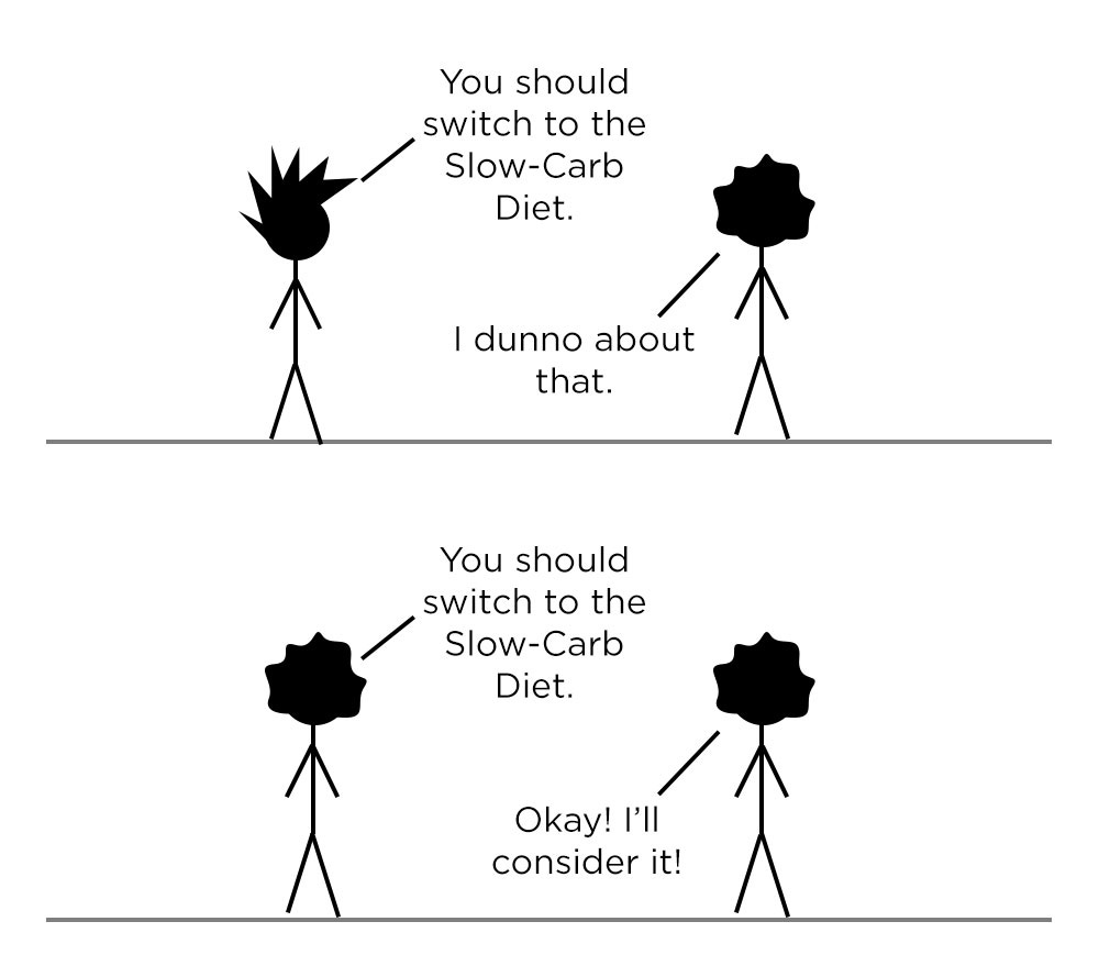 Research indicates we’re more willing to listen to advice from people from similar demographics to ourselves. Research indicates we’re more willing to listen to advice from people from similar demographics to ourselves.