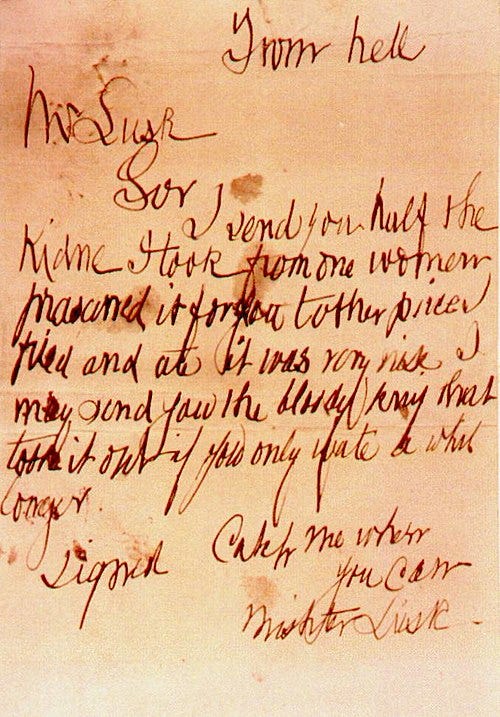 Snatching Letter Slashers & The Infinite Big Other - by Gabriel Solomon