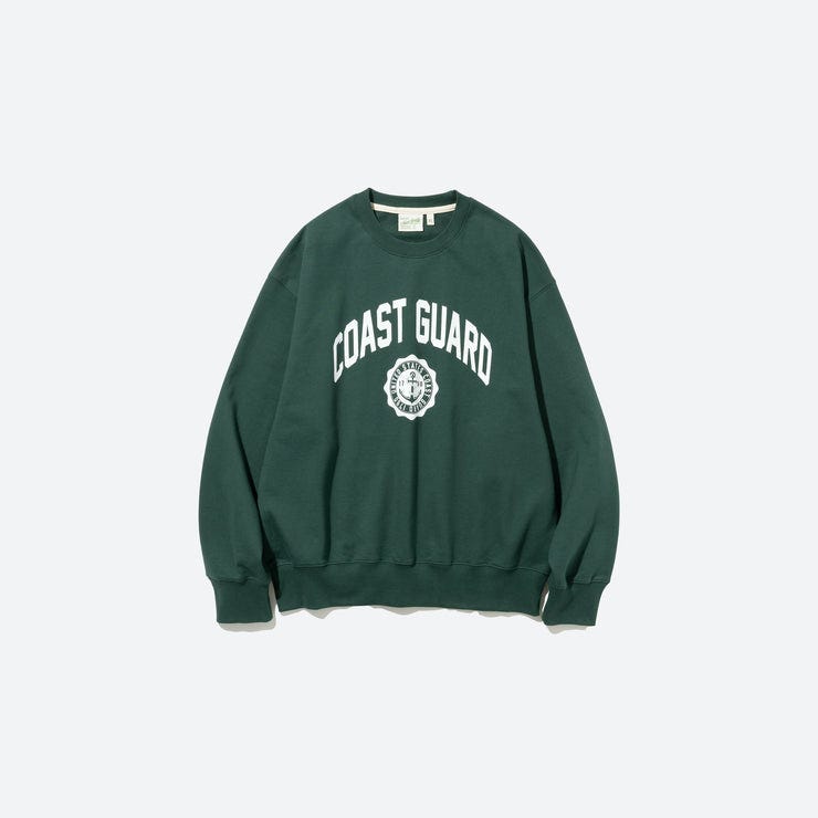 COAST GUARD SWEATSHIRT - GREEN - THE GREAT DIVIDE – Uniform Bridge EU