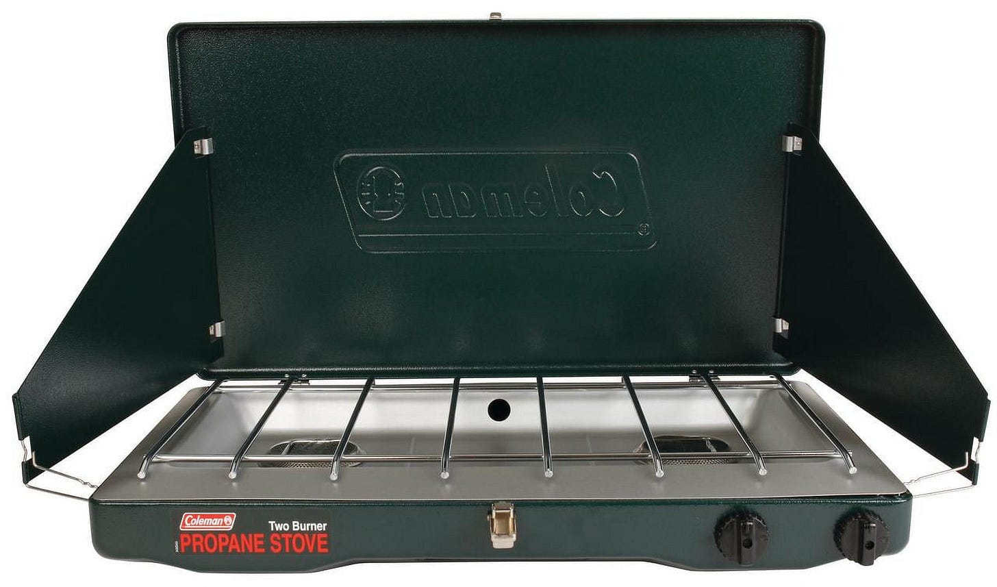 Coleman Classic 2-Burner PROPANE-GREEN