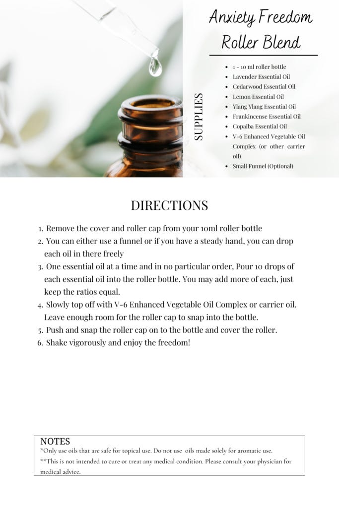 Essential Oils for Anxiety