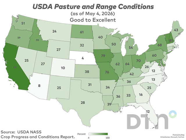 Record Drought Index Threatens US Cow Herd Rebuild