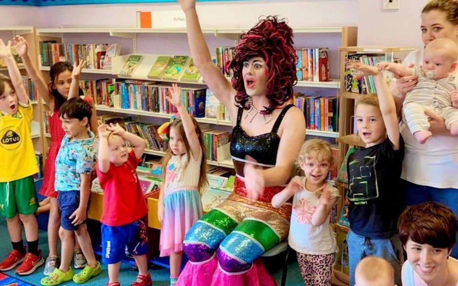 Drag queen story time for primary school children prompts backlash from  parents
