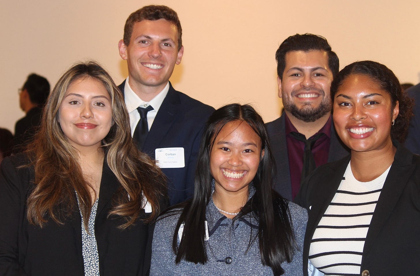California State University San Marcos students from left Julianna Guel, Corban Arnold, Gia Poston, Francis Hernandez and Isabella Merrick participated in the College of Business Administration’s Senior Experience in the spring semester. The five worked as consultants for a local business. Courtesy photo California State University San Marcos students from left Julianna Guel, Corban Arnold, Gia Poston, Francis Hernandez and Isabella Merrick participated in the College of Business Administration’s Senior Experience in the spring semester. The five worked as consultants for a local business. Courtesy photo
