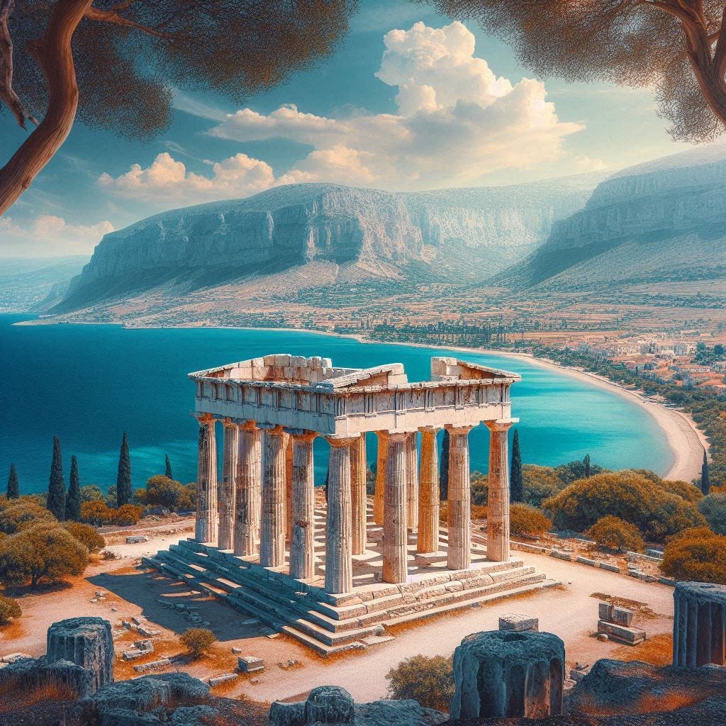 the temple of aphrodite in ancient corinth the temple of aphrodite in ancient corinth