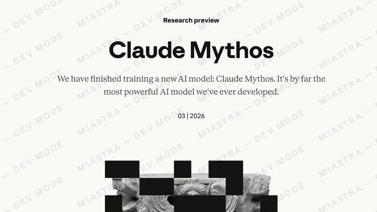 🎬 Anthropic just leaked its most powerful AI model ever!