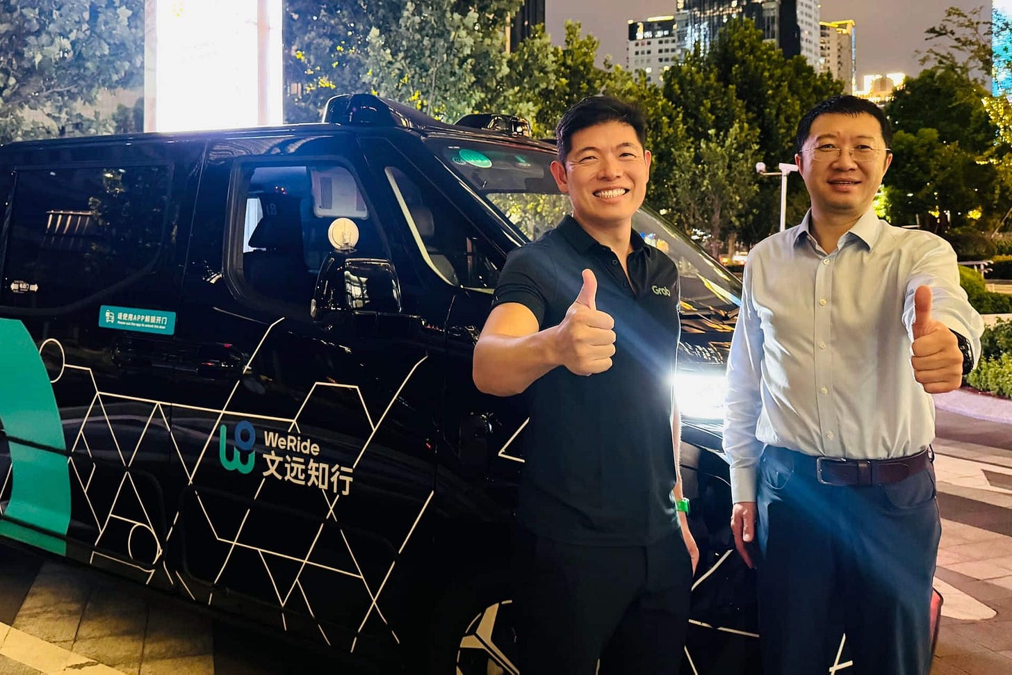 WeRide Secures Strategic Equity Investment from Grab, Partners to Deploy Robotaxis and Autonomous Shuttles in Southeast Asia | Grab SG WeRide Secures Strategic Equity Investment from Grab, Partners to Deploy Robotaxis and Autonomous Shuttles in Southeast Asia | Grab SG
