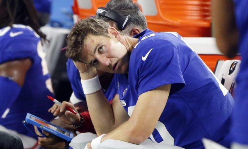 eli manning keep brave face after ny giants loss 2017 eli manning keep brave face after ny giants loss 2017