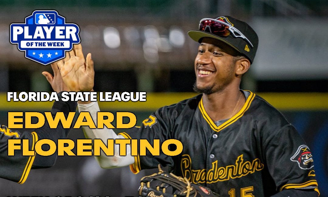 Edward Florentino Awarded FSL Player of the Week