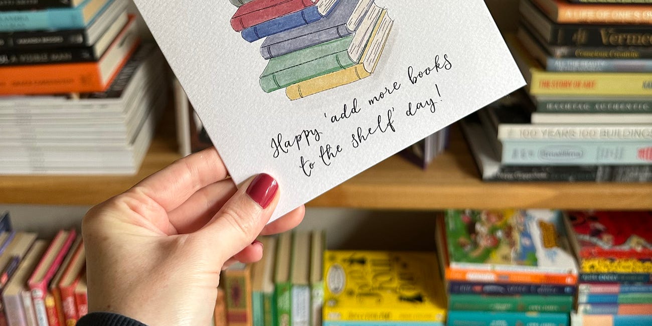 Happy 'add more books to the shelf' day!