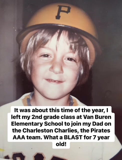 Jim Campanis Jr while his dad, Jim Sr, played in the Pittsburgh Pirates organization Jim Campanis Jr while his dad, Jim Sr, played in the Pittsburgh Pirates organization