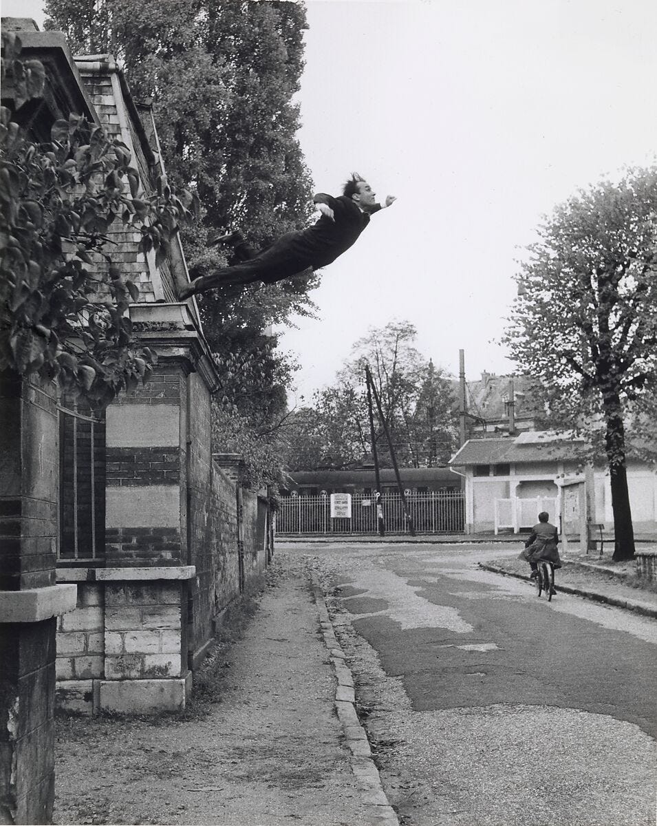 Artistic action by Yves Klein | Leap into the Void | The Metropolitan  Museum of Art