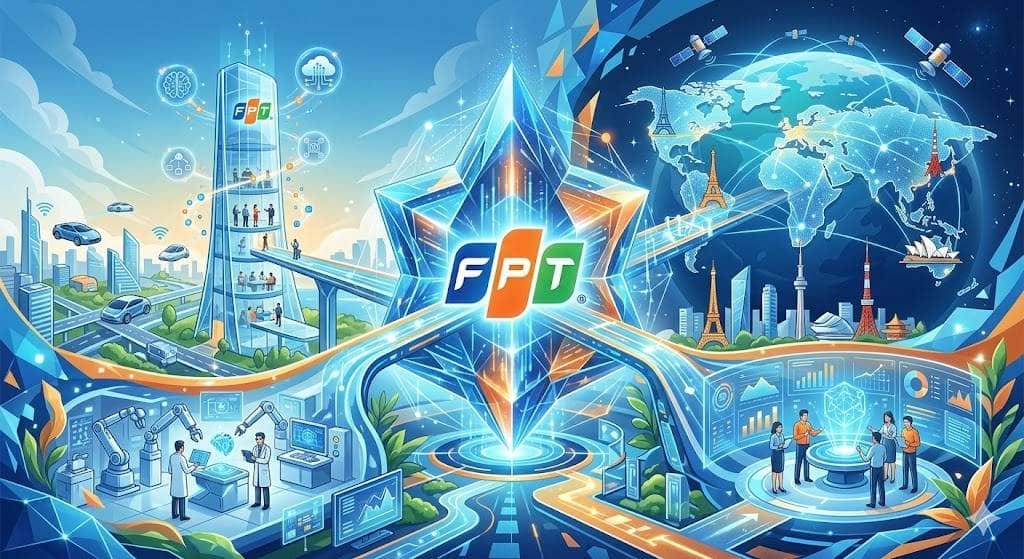 Định giá lại FPT: Vì sao vua công nghệ cần một nhịp chiết khấu sâu về