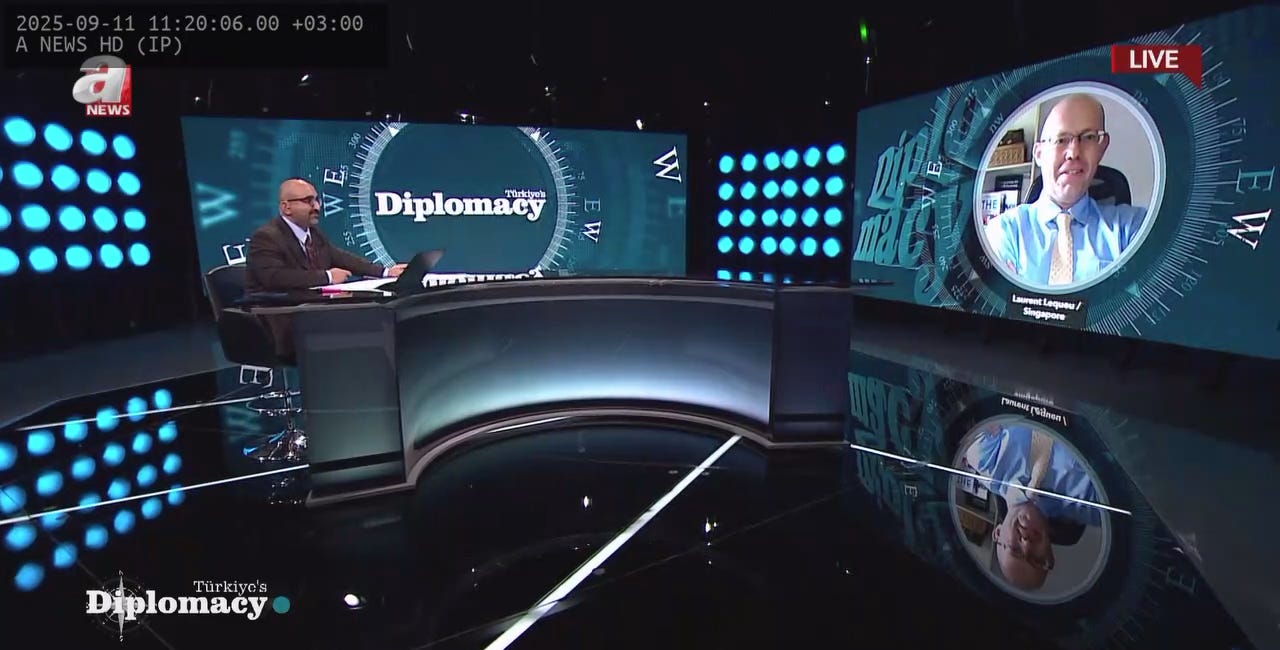 Interview With A-News Türkiye’s Diplomacy 11.09.2025