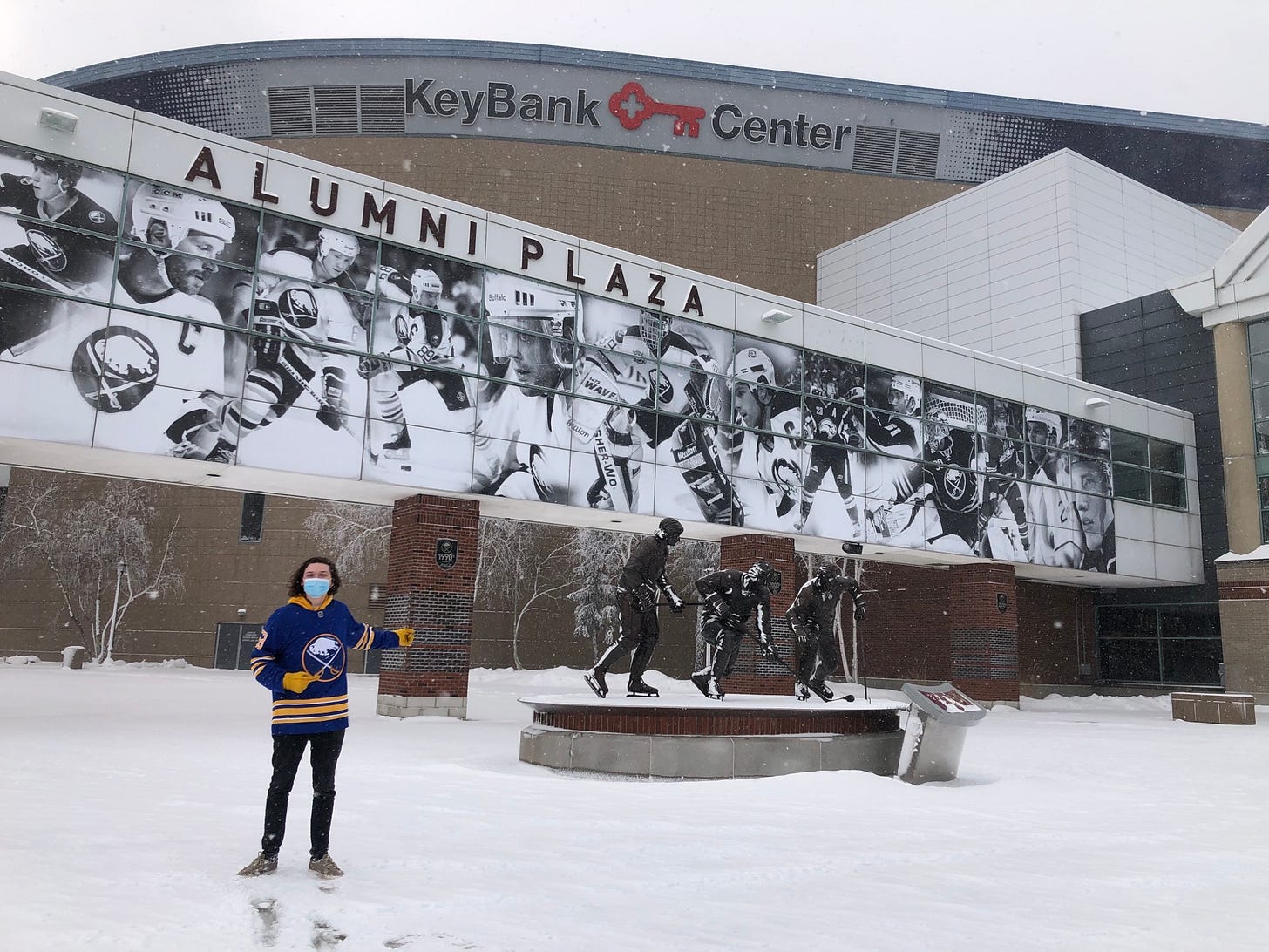 A brief break from the sadness- I got to see KeyBank Center for the first time in my life! : r/sabres A brief break from the sadness- I got to see KeyBank Center for the first time in my life! : r/sabres