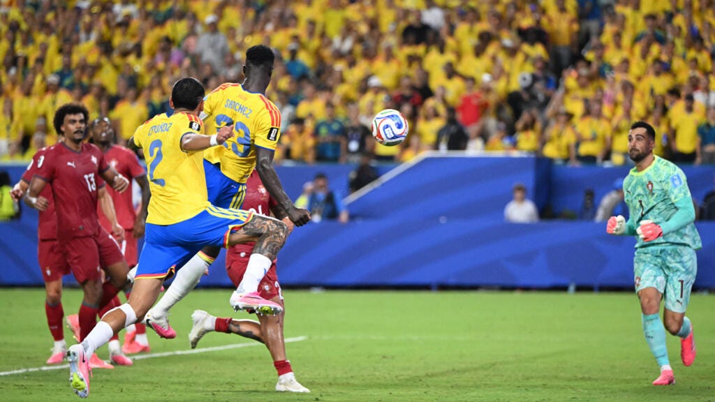 Colombia and Portugal through to World Cup last 32 after thrilling draw
