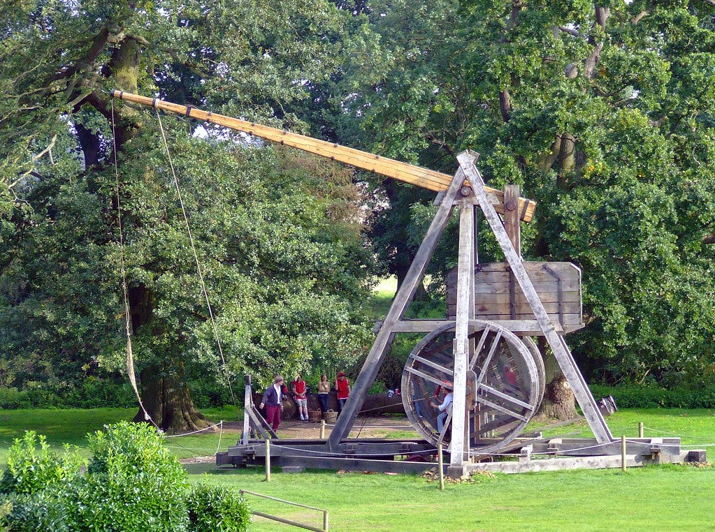 Warwick Castle's trebuchet