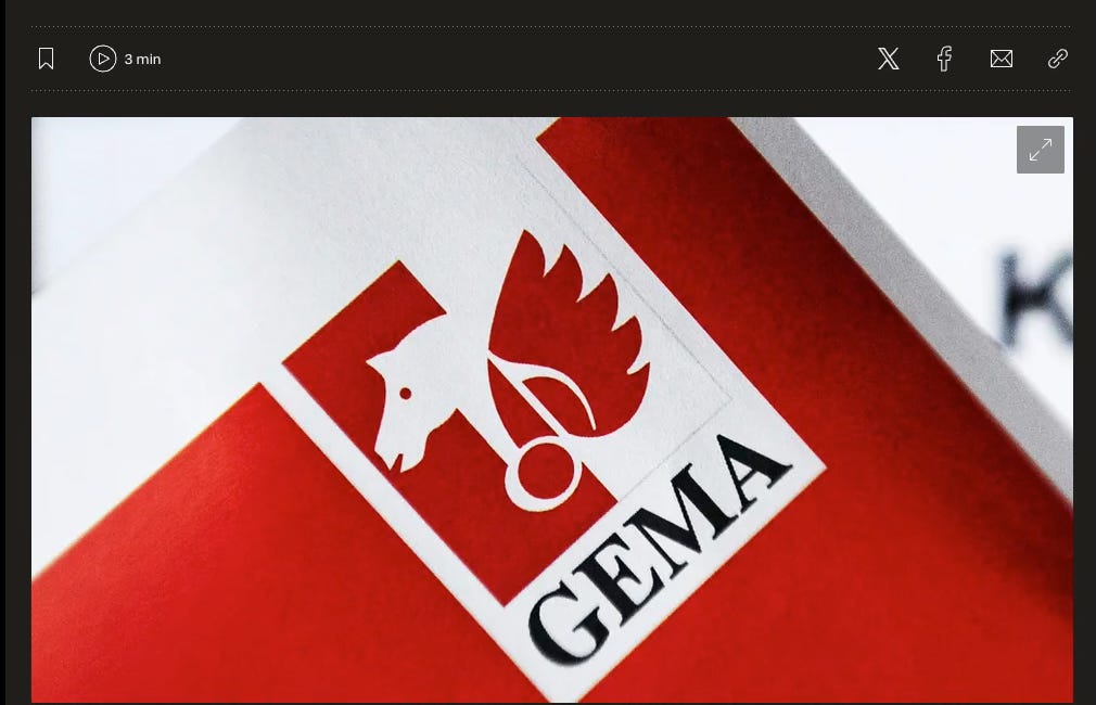 GEMA v. OpenAI: The allegation was that these lyrics had been used to train ChatGPT without a license and that ChatGPT subsequently reproduced them nearly verbatim for users.
