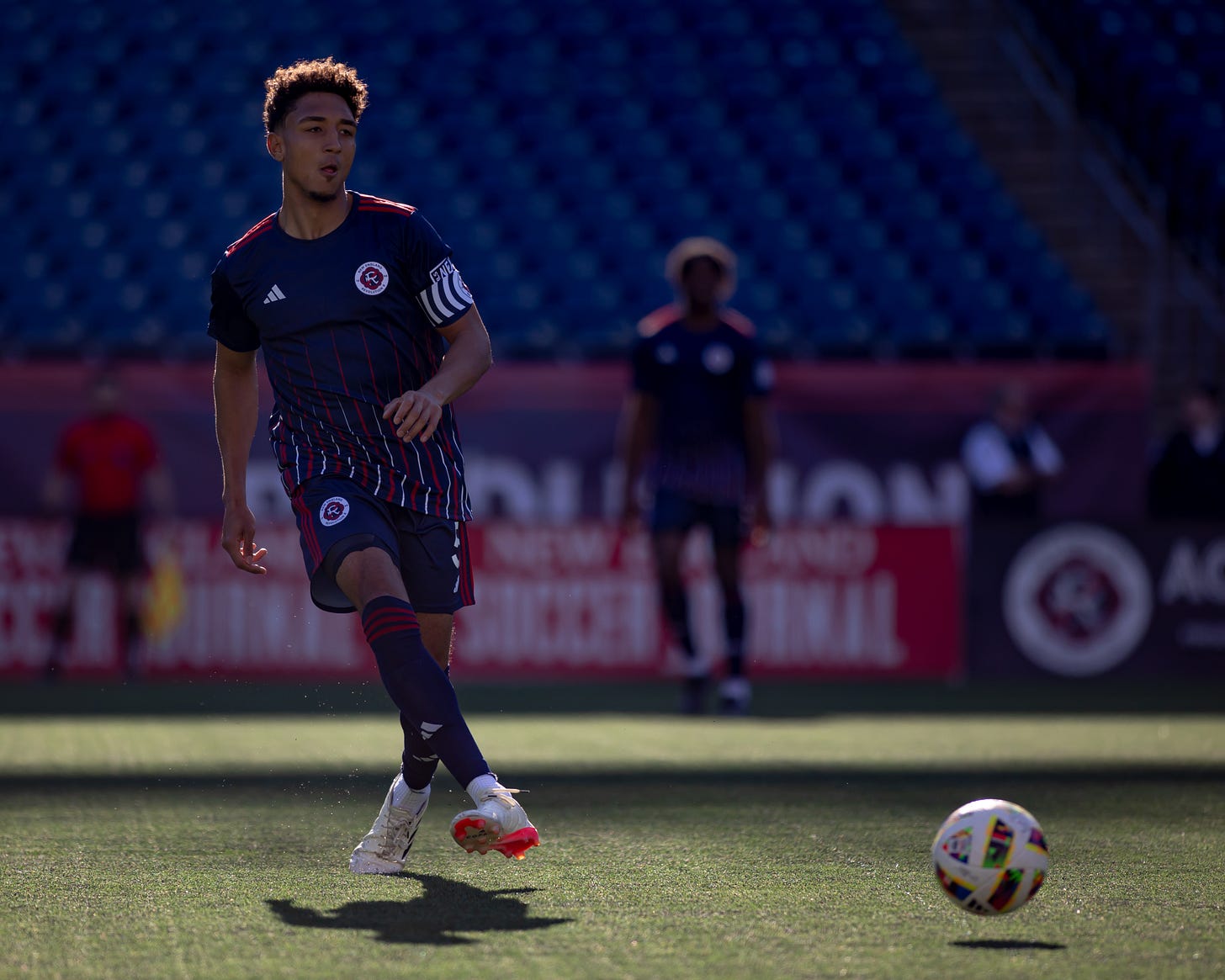 New England Revolution II defender Victor Souza