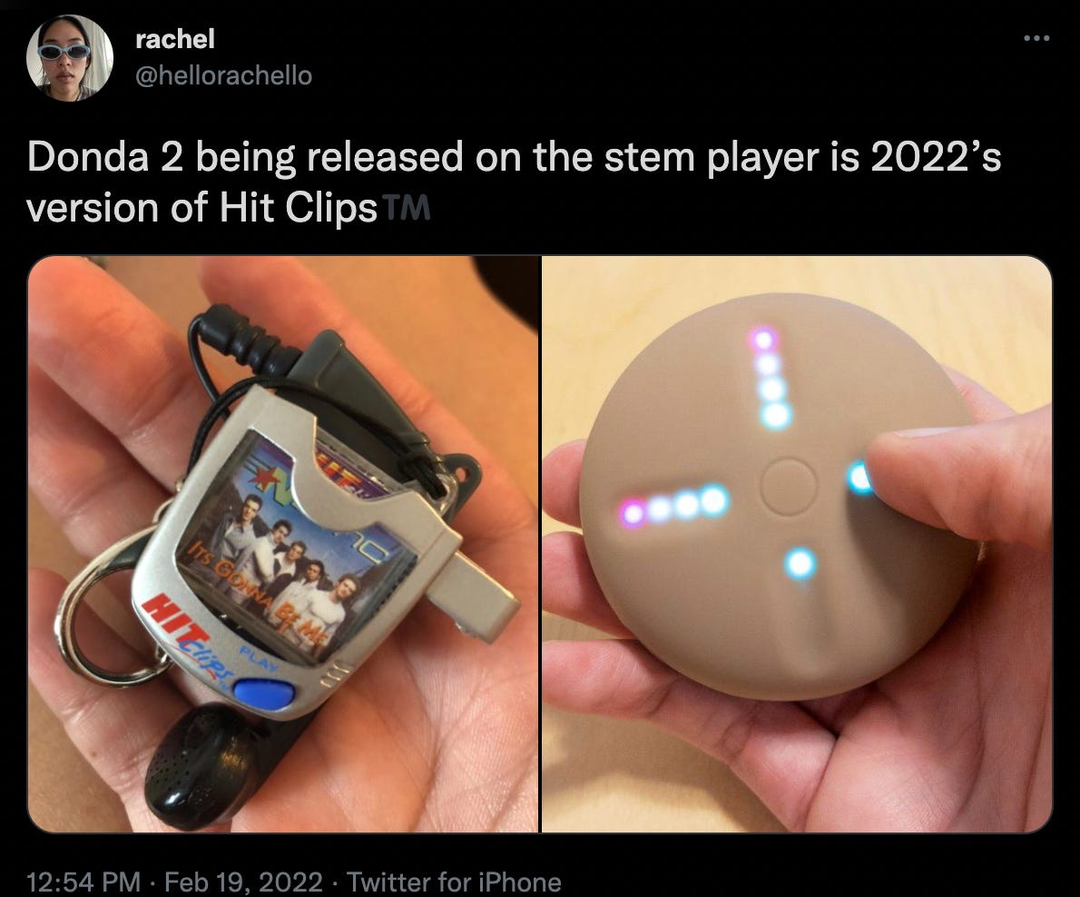 Donda 2 Only Available on Stem Player, Avoiding Collisions Makes